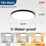 lampe moderne blanc 18w 20w 30w 220v éclairage quotidien ultrafine led