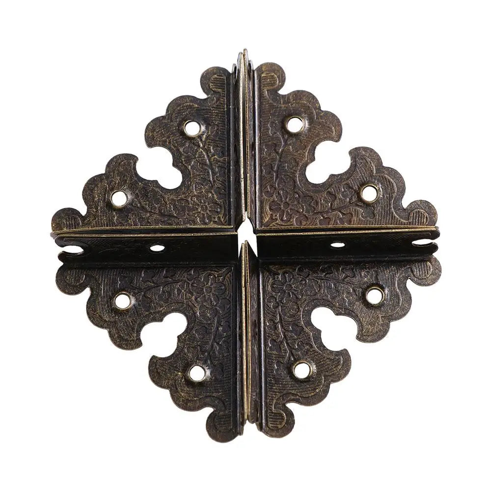 protections angle decoratives bois vintage floral gravures dentelles bronze argentedoré echangement meuble