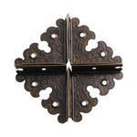 protections angle decoratives bois vintage floral gravures dentelles bronze argentedoré echangement meuble