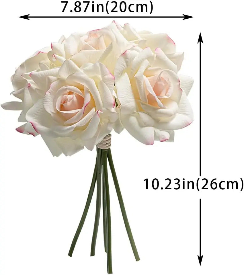 bouquet fleurs artificielles soie rose blanc nuances roses intérieur mariage décoration festive