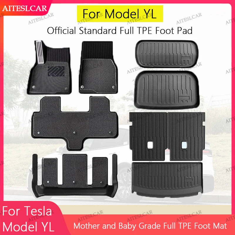 tapis sol voiture noir texture tissée motifs géométriques moderne clips fixation imperméable antidérapant