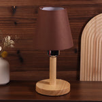 abat jour moderne rouge noir blanc beige vert turquois tissu texturé minimaliste lampe table