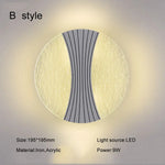 lampe murale moderne gris marbre éclairage quotidien cuisine chambre coucher entrée 9W LED