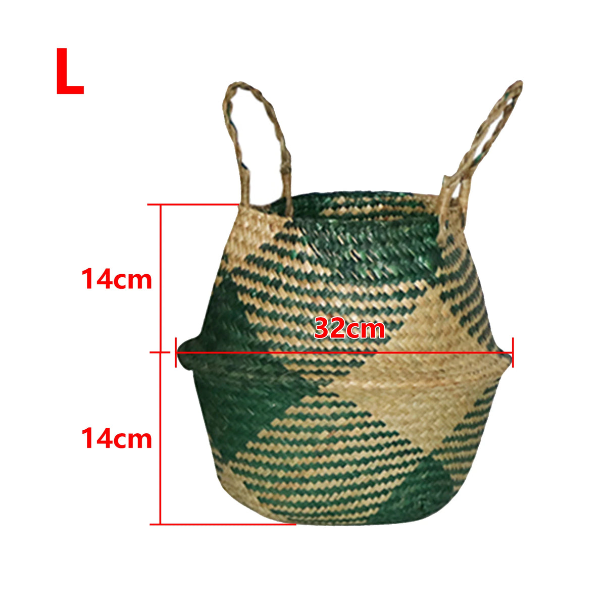 panier tissé fleurs naturel rouge vert orange motifs géométriques rustique.storage ecofriendly