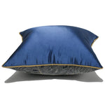feuilles tropicales bleu marine coussin adhésif moderne decoration maison 50x50cm 45x45cm 40x60cm 30x50cm