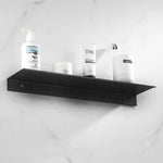 étagères murales modernes métal blanc noir gris salle bain cosmétiques serviettes