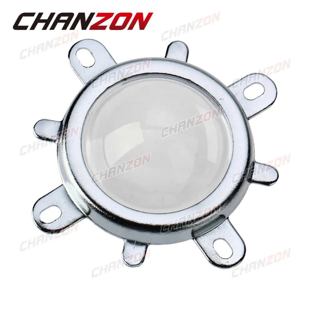 lentille led boîtier métallique 44mm 60deg angle faisceau 20w 30w 50w 100w
