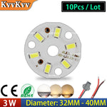 lot 10 plaques led rondes blanches smd 32mm 40mm bricolage carrelage