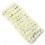 accessoires décoration mariage roses artificielles papier 144 pièces 2cm intérieur traditionnel rouge rose blanc