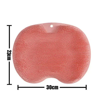 brosse pieds rose exfoliante antidérapante douche massage relaxante easy clean