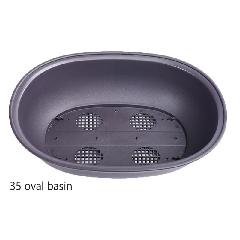 pots bonsaï métal 25cm 35cm grille drainage feuilles vert clair naturel artificielextérieur jardin