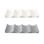 rangement boissons ondulé multiusage canettes bouteilles vin moderne bleu rose beige gris minimaliste