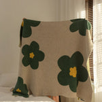 couverture polyester coton motif floral moderne portable voyage chambre été