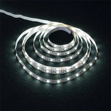 ruban led blanc blanc chaud adhésif moderne 5v batterie 3aa smd 2835 1m 2m