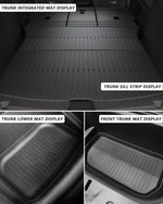 tapis sol noir rayures horizontales moderne tesla model 2025 2026 conducteur copilote arriere
