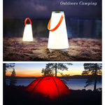 lampe camping rechargeable led blanc orange moderne étanche annuaire fixation usb