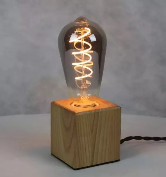 ampoules led décoratives vintage spirale dorée noir translucide 360° e27 220v 4w dimmable