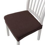 coussin chaise moderne tissé carreaux noir gris vert beige élasthanne polyester lavable adhésif protection