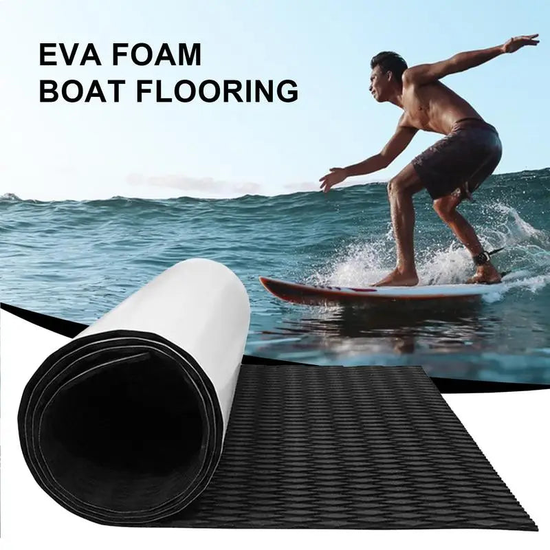 tapis antidérapant mousse EVA surf paddle kayak bateau yacht texture losange adhésif sécurité sport