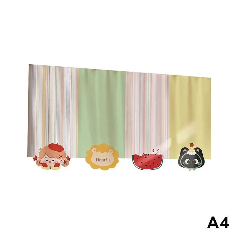 rideau multicolore rayures pois motifs animaux moderne enfant insolite cuisine chambre sans perçage