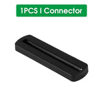 rails lumière led moderne noirs 1m 05m connecteurs droit boîte