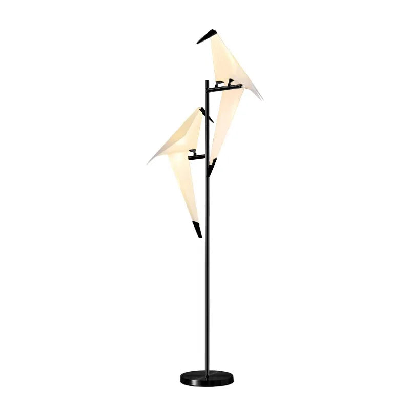 lampe poser or blanc origami moderne interrupteur tactile 10w led 249 2000lm