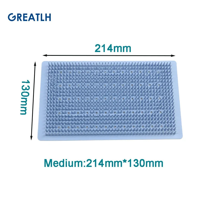 grille fixation bleu clair moderne petite moyenne grande perforée chirurgicale