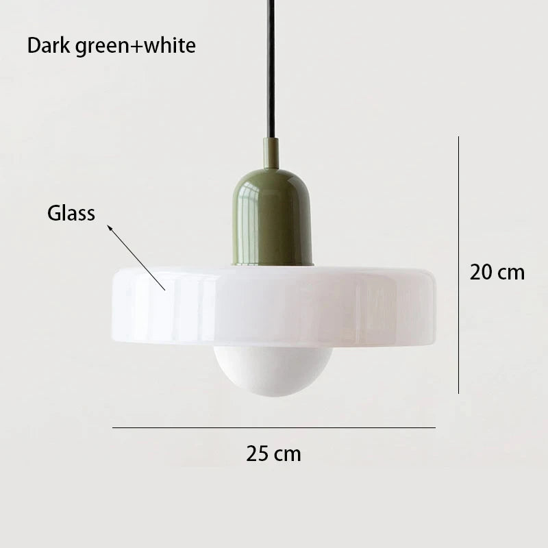 lumière suspendue moderne verre opaque ajouré rouge vin blanc orange jaune vert câble noir