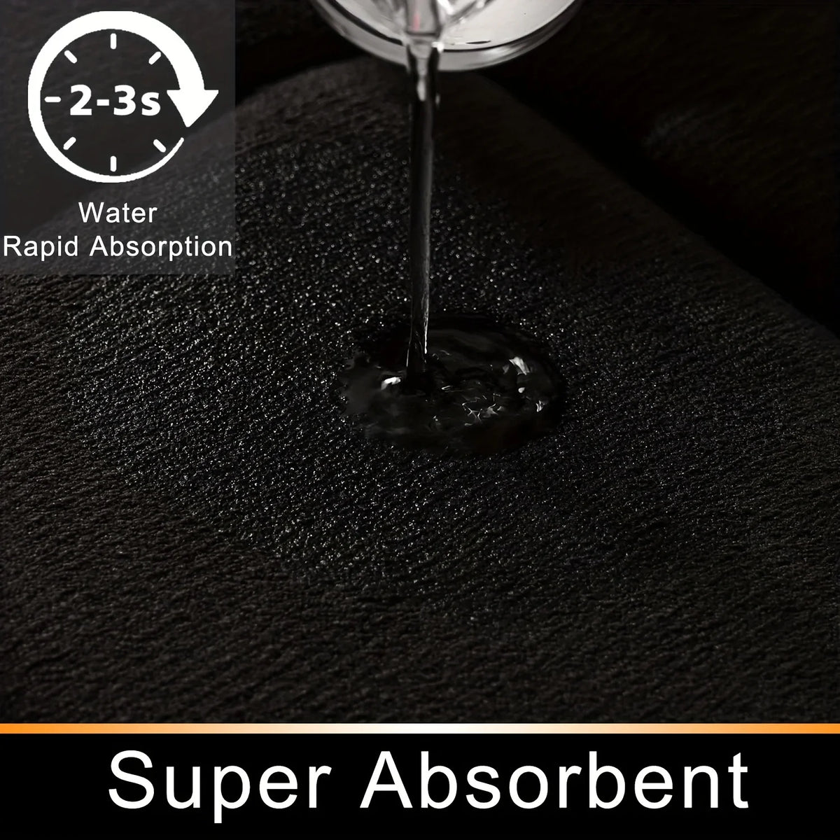 tapis bain gris motif fleurs noires texture douce moderne absorbant eau résistant saleté