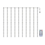 guirlande lumineuse étoiles blanc doré moderne adhésif 100 led 3m 1m noël