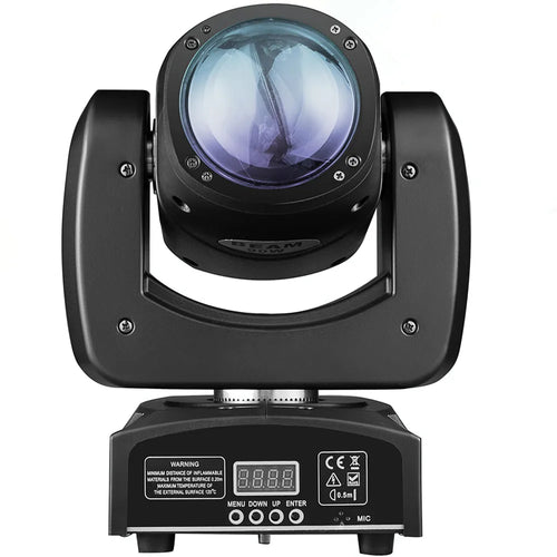 projecteur led faisceau mobile rgbw dmx scène dj professionnel noir blanc puissance 100w