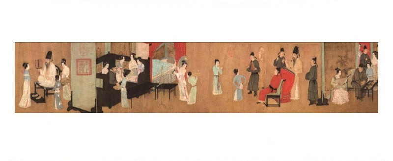 chinois traditionnel table runner motifs personnages floraux tasses thé plateau imperméable polyester coton