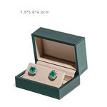 boîte bijoux or velours vert classique boîtes présentation bracelets colliers boucles d'oreilles vintage présentoir