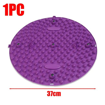 tapis massage points concaves violet vert rose bleu moderne opacité yoga circulation sanguine