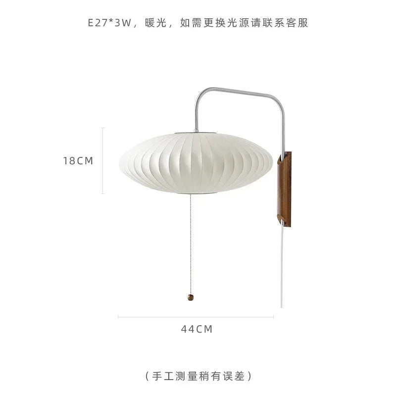 lampe murale led blanc bois moderne rayures horizontales plaque fixation cordon interrupteur