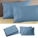 taies d'oreiller microfibre coton polyester beige gris noir bleu rouge blanc enveloppe simple literie
