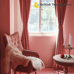 rideau rose saumon opaque fenêtre minimaliste tulle polyester blackout maison
