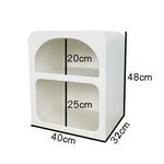 rangement moderne minimaliste table nuit meubles chambre coucher blanc jaune noir