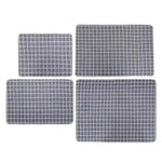 coussin protection lit gris blanc carreaux moderne confortable imperméable antidérapant adultes enfants