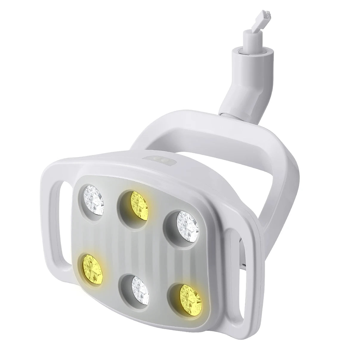 lampe led dentaire blanche moderne tringle anneau decoratif manuel utilisation six sources lumineuses led
