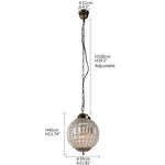 Suspension lumineuse cristal doré classique transparente salon chambre d'hôtel LED 2000 82000 lumens