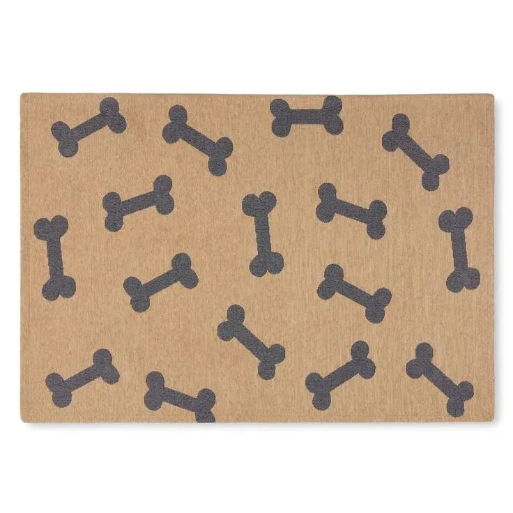 tapis cuisine moderne gris antidérapant absorbant eau facile nettoyage assiettes bols