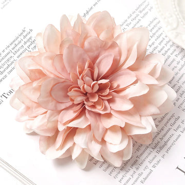 fleurs artificielles roses soie feuilles vertes décoration mariage intérieur fête