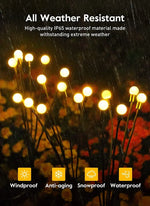 guirlande lumineuse solaire led blanc doré moderne boules rondes étanches extérieurDecorationChaude