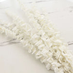 guirlande fleurs artificielles rouge jaune vert moderne décoration intérieure anniversaire baby shower graduation