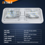 lampe led blanc froide 48 72 84 108 leds 10 watts moderneintérieur double face