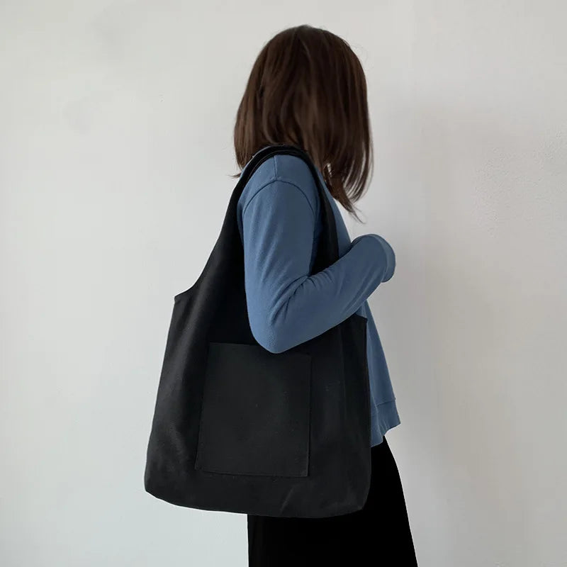 sac main polyestert fermeture éclair femme solide décontracté poche avant blanc noir vert rouge