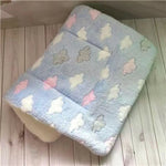 coussin moelleux imprimé animaux vert pastel jaune bleu rose gris chat chien doux hiver