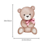 décoration fête bébé ours peluche 36 pouces 24 pouces 18 pouces rubans mignon classiqueOpaque