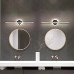 applique murale led moderne argentée dorée geometrique minimaliste chambre salon